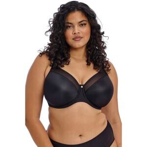 Elomi Women's 36L Smooth Molded Black Underwire Bra J7-13